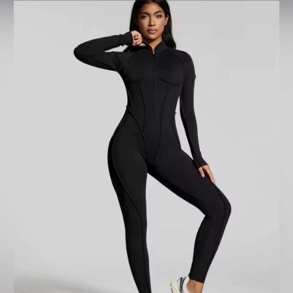 Full-Length Zip-Up Jumpsuit